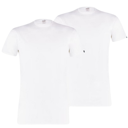 Koszulka męska Puma Basic 2p Crew Tee biała 935016 02