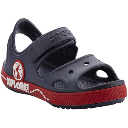 Sandały dla dzieci Coqui Yogi granatowo-czerwone 8861-407-2109A