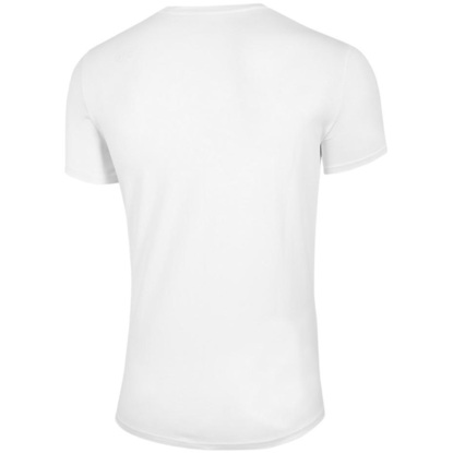 Koszulka męska 4F biała H4L22 TSM039 10S