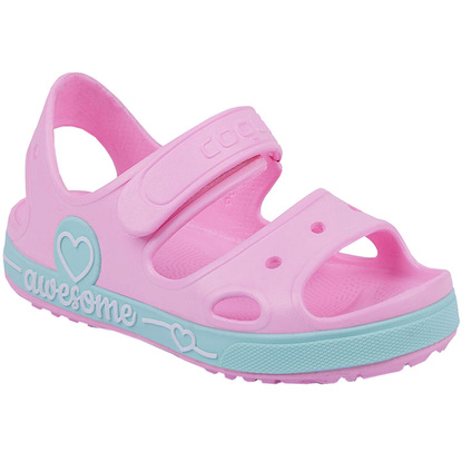 Sandały dla dzieci Coqui Yogi różowo-miętowe 8861-406-3844A