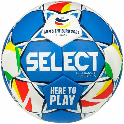 Piłka ręczna Select Ultimate Euro 24 replica EHF Euro biało-niebieska 12829