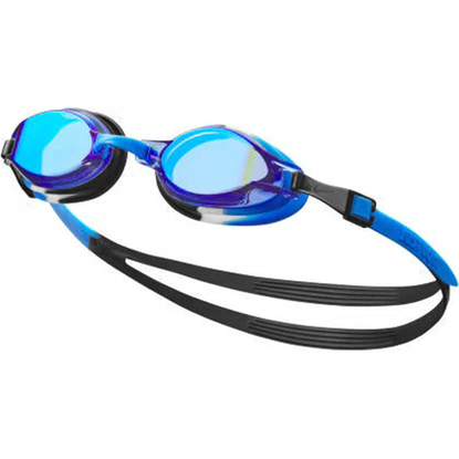 Okulary pływackie Nike Os Chrome Junior niebieskie NESSD126-458