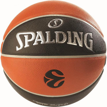Piłka koszykowa Spalding NBA Euroleague IN/OUT pomarańczowo-czarna TF-500 84002Z/77101Z