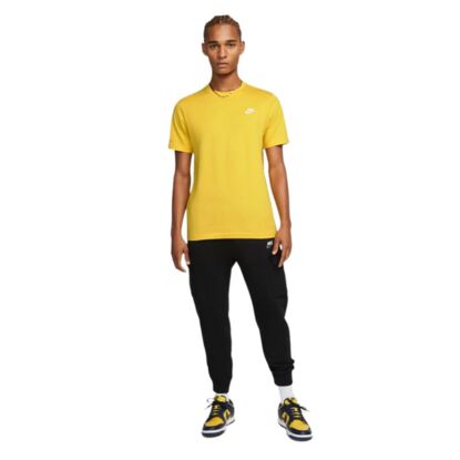 Koszulka męska Nike Nsw Club Tee żółta AR4997 709