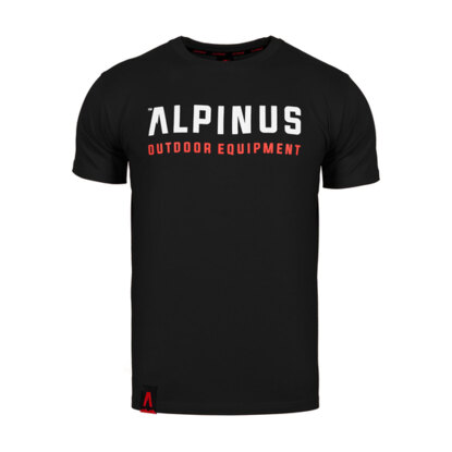 Koszulka męska Alpinus Outdoor Eqpt. czarna ALP20TC0033