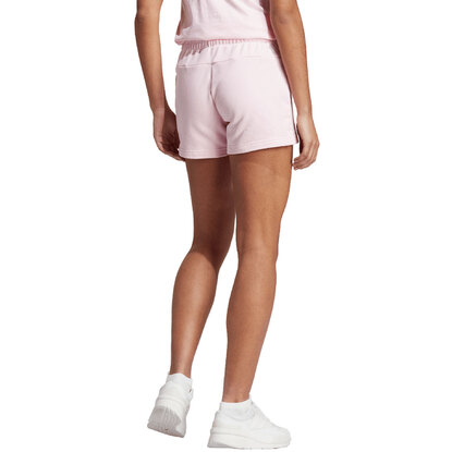 Spodenki damskie adidas Essentials Linear French Terry różowe IC6877