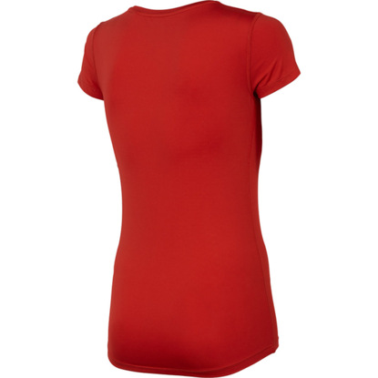 Koszulka damska 4F czerwona NOSH4 TSDF002 62S