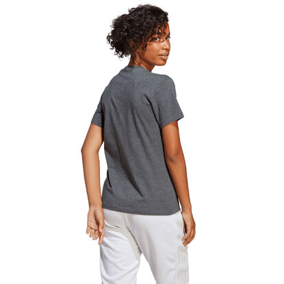 Koszulka damska adidas Loungewear Essentials Logo Tee szara IC0634