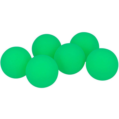 Piłeczki do ping ponga Sunflex Glowing 6 szt. zielone 20613
