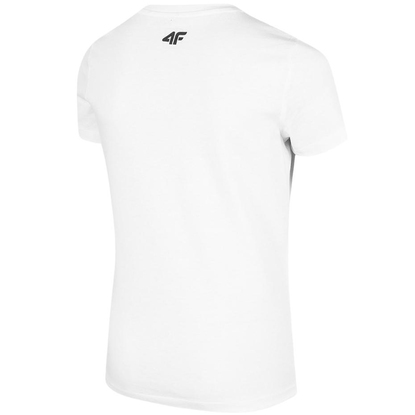 Koszulka dla chłopca 4F biała HJZ22 JTSM008 10S