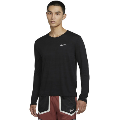 Koszulka męska Nike Miler Top Ls czarna CU5989 010