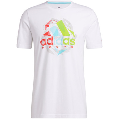 Koszulka męska adidas Badge of Sport Tee biała GU2698