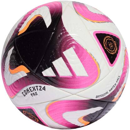 Piłka nożna adidas Conext 24 Pro biało-różowa IP1616
