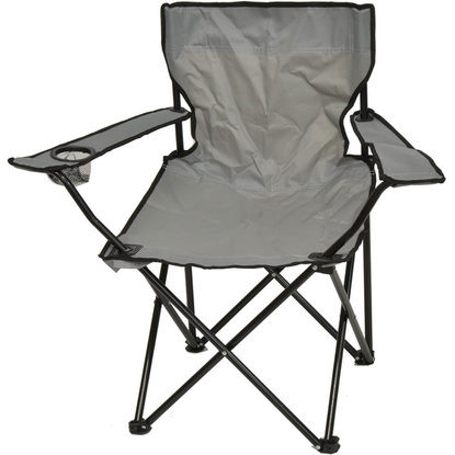 Krzesło turystyczne składane 50x50x80cm szare 1020280