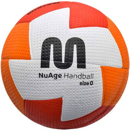Piłka ręczna Meteor Nuage Mini 0 pomarańczowo-czerwona 10099