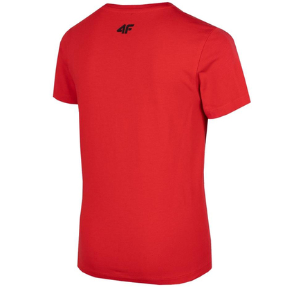Koszulka dla chłopca 4F czerwona HJZ22 JTSM001 62S