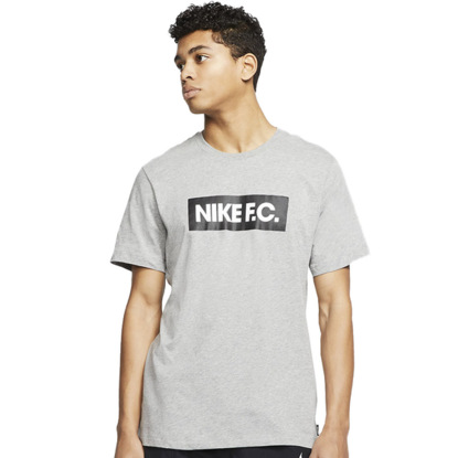 Koszulka męska Nike NK FC Tee Essentials szara CT8429 063