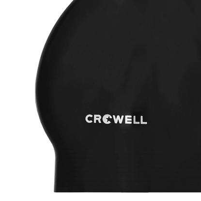 Czepek pływacki latex Crowell Atol czarny kol.1