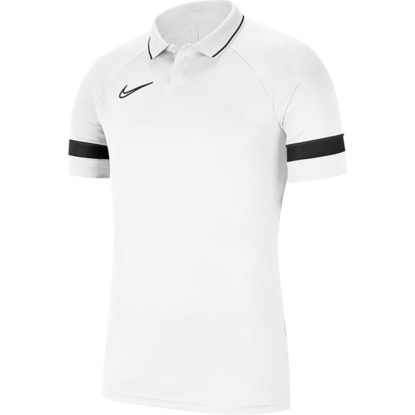 Koszulka dla dzieci Nike Dri-FIT Academy 21 Polo SS biała CW6106 100