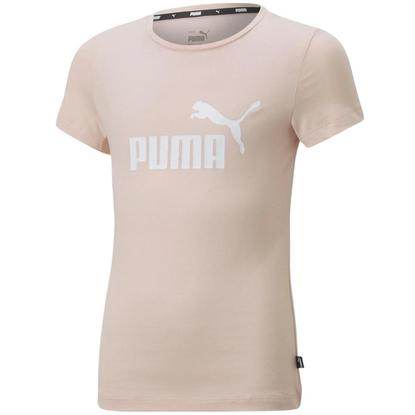 Koszulka dla dzieci Puma ESS Logo Tee G różowa 587029 47