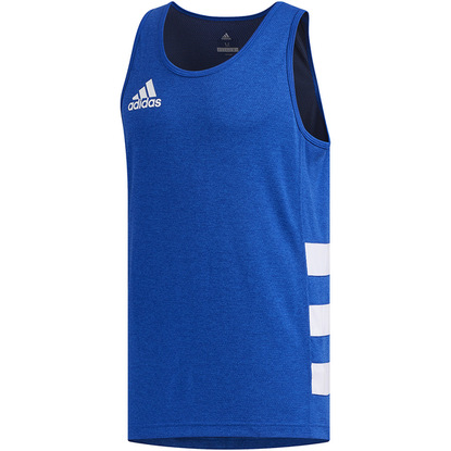 Koszulka męska adidas Rugby Singlet niebieska FM4137