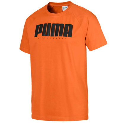 Koszulka męska Puma Athletics Tee pomarańczowa 580134 17
