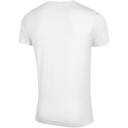 Koszulka męska 4F biała H4Z22 TSM032 10S