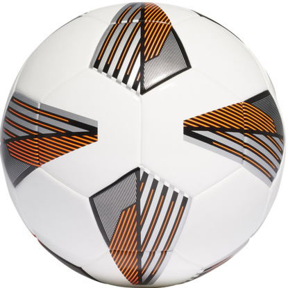 Piłka nożna adidas Tiro League J350 biało-pomarańczowo-czarna FS0372