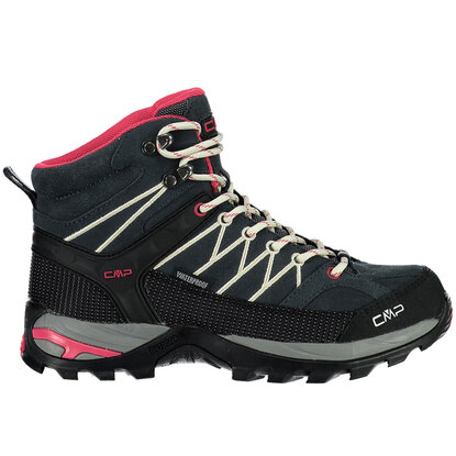 Buty trekkingowe damskie CMP Rigel Mid WP szaro-czarno-różowe 3Q1294676UC