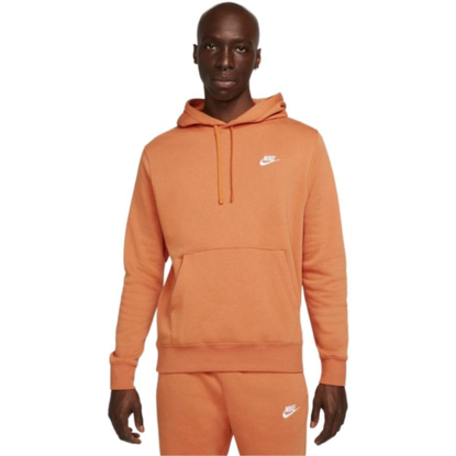 Bluza męska Nike Nsw Club Hoodie Po BB pomarańczowa BV2654 808