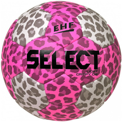 Piłka ręczna Select Light Grippy DB EHF różowo-beżowa 12134