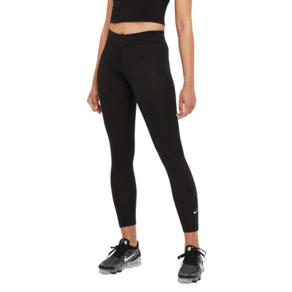 Legginsy damskie Nike NSW Essentials 7/8 MR czarne CZ8532 010