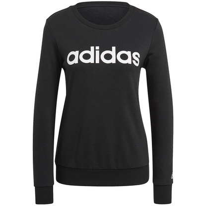 Bluza damska adidas Essentials Linear Sweatshirt czarna GL0718