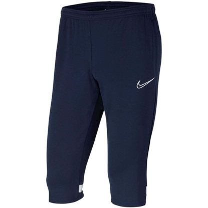 Spodnie dla dzieci Nike Dri-FIT Academy 21 3/4 Pants KP granatowe CW6127 451