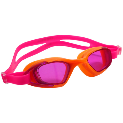 Okulary pływackie Crowell GS3 Reef różowo-pomarańczowe 05