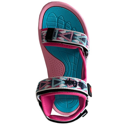 Sandały dla dzieci Lee Cooper różowo-niebieskie LCW-24-34-2600K