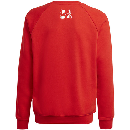 Bluza dla dzieci adidas FC Bayern Crew czerwona HF1353