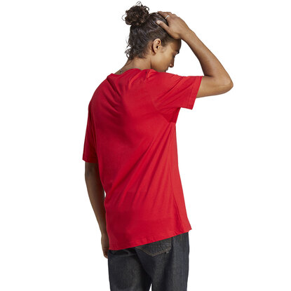 Koszulka męska adidas Essentials Single Jersey Embroidered Small Logo Tee czerwona IC9290
