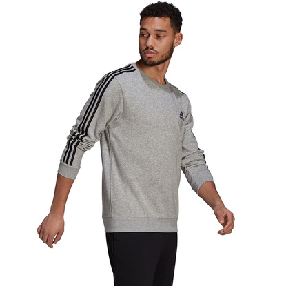 Bluza męska adidas Essentials Sweatshirt szara GK9101