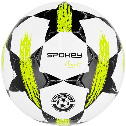 Piłka nożna Spokey Goal biało-zielona 942598