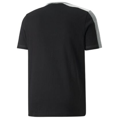 Koszulka męska Puma ESS+ Block Tee szaro-czarna 847426 01