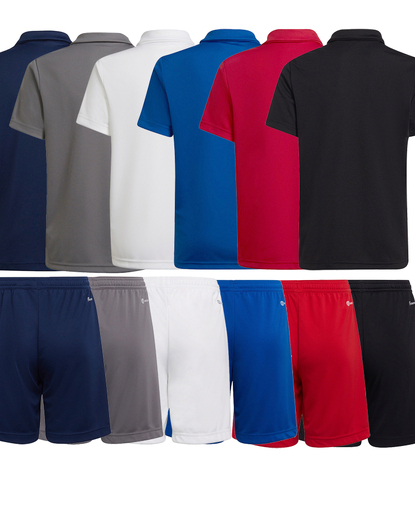 Adidas dziecięcy strój sportowy koszulka polo spodenki Entrada 22