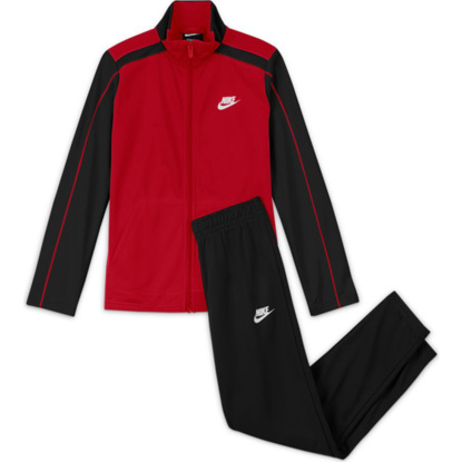 Dres dla dzieci Nike NSW Futura Poly Cuff czerwono-czarny DH9661 657