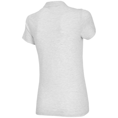 Koszulka damska 4F biały melanż NOSH4 TSD007 10M