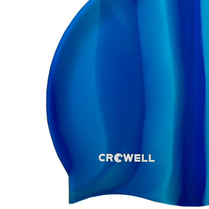 Czepek pływacki silikonowy Crowell Multi Flame niebieski kol.13