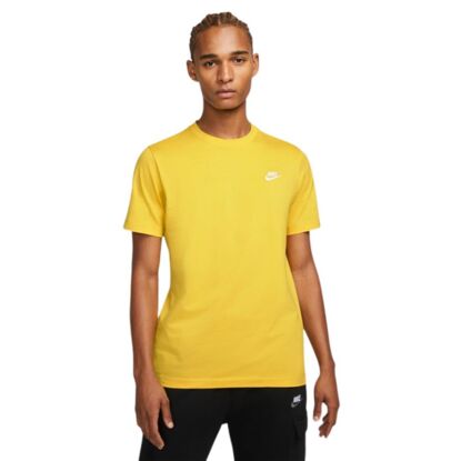 Koszulka męska Nike Nsw Club Tee żółta AR4997 709