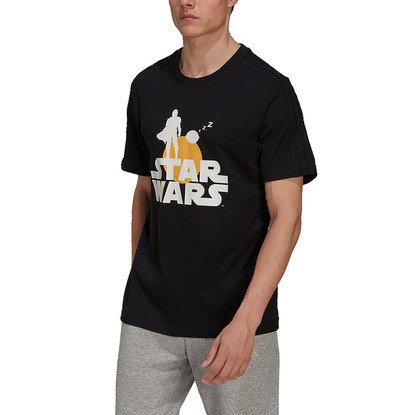 Koszulka męska adidas x Star Wars czarna GS6224