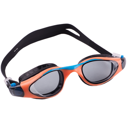 Okulary pływackie dla dzieci Crowell Splash czarno-pomarańczowe 04