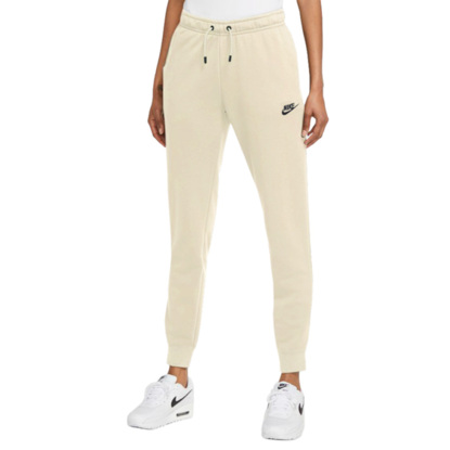 Spodnie damskie Nike NSW Essentials FLC MR PNT RG beżowe BV4095 113
