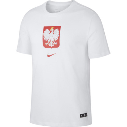 Koszulka Nike Polska TEE Evergreen Crest biała CU9191 100